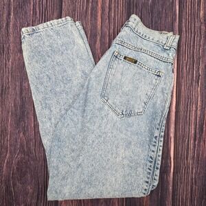 Vintage Sasson Jeans 10 Cotton Acid Wash 90s Retro High Waist Mom Denim Tapered